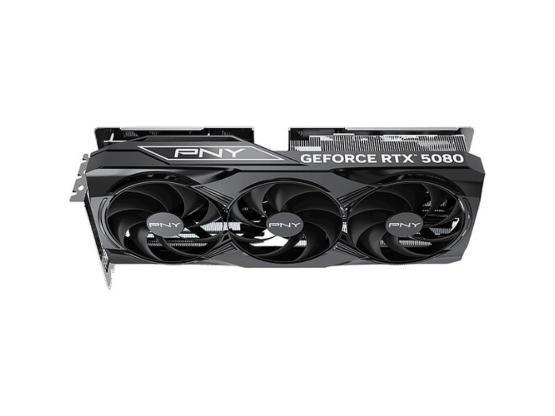 Buy PNY RTX 5080 OC 16GB GDDR7 GPU – DLSS 4, ARGB Triple Fan in Qatar Buy PNY RTX 5080 OC 16GB GDDR7 GPU – DLSS 4, ARGB Triple Fan in Qatar